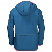 Jack Wolfskin Softshell Jacket Fourwinds (wind & water repellent) wave blue Children/Youth (164-176)